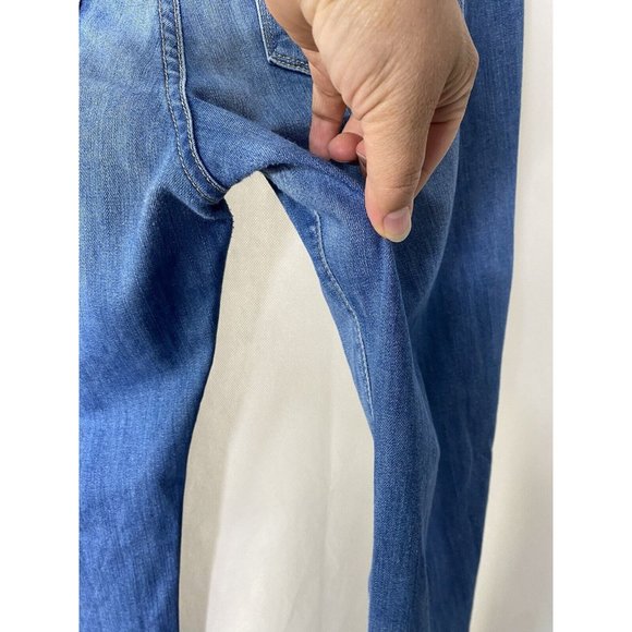 Flying Monkey Women’s Jeans Platinum distressed USA Size tag 29 Actual 36" - Picture 4 of 9